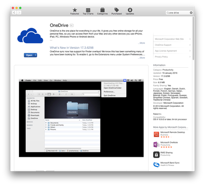 onedrive for mac defaults to personal